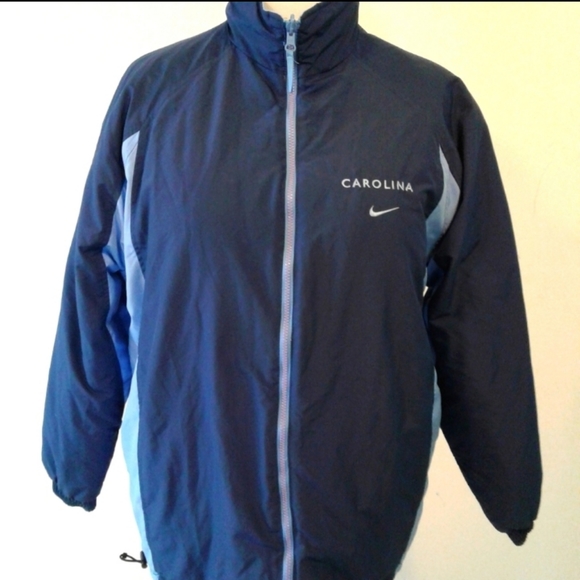 Vintage Nike Team Jordan NCAA UNC North Carolina Tar Heels reversible Jacket L - Picture 8 of 8